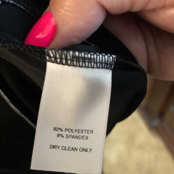 NET Whbm Black dress with square neckline and flare sleeve - Picture 6 of 9